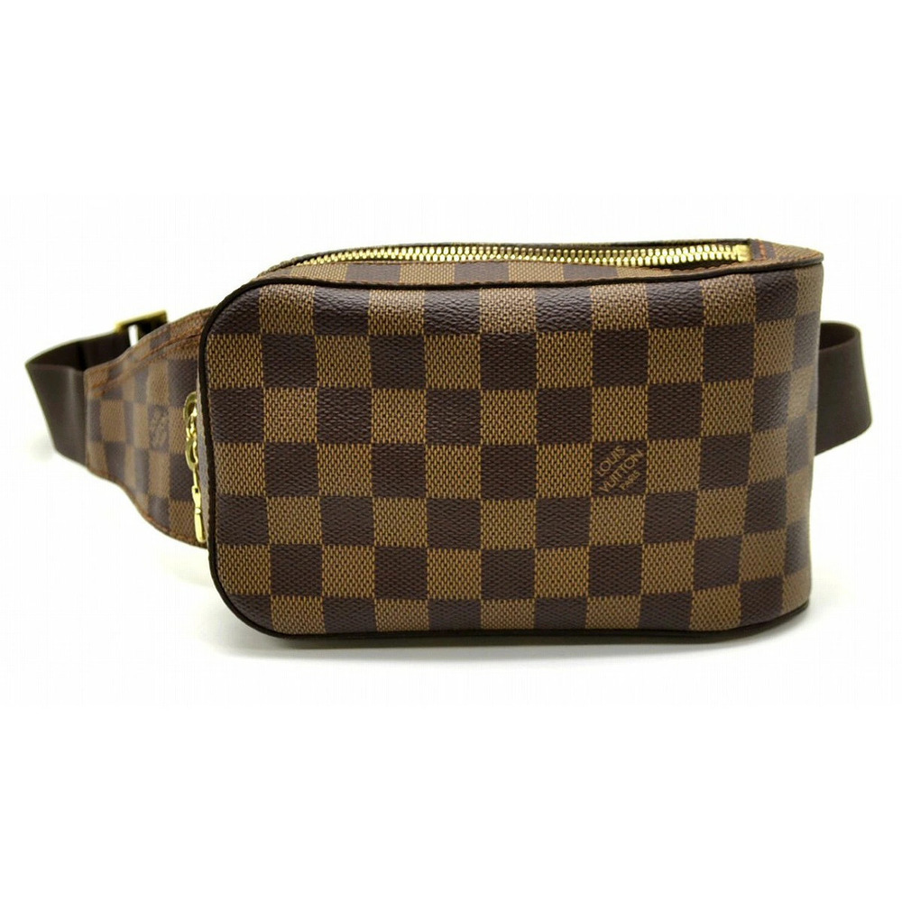 LOUIS VUITTON Damier Geronimos Body Bag Shoulder Waist Clutch